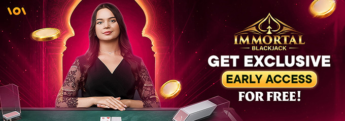Immortal Blackjack Casino Games Provider Banner