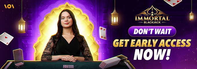 Immortal Blackjack Casino Games Provider Banner
