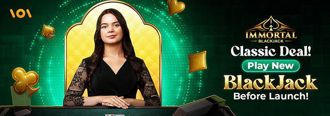 Immortal Blackjack Casino Games Provider Banner